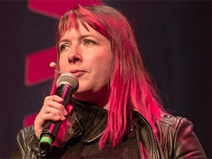 Lauren Beukes told delegates to use their power for good.