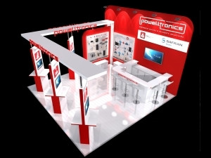 Powell Tronics's modular Securex 2017 stand focuses on the company's key target markets.
