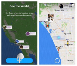 Snapchat's Maps feature lets users locate exactly where other users are.