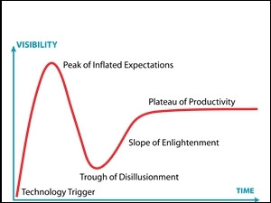 Gartner's Hype Cycle.