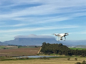 One of the drones used at Elsenburg farm.