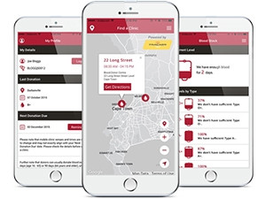 The WP Blood app aims to aid with mobilising more donors.