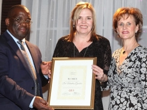 Dr Madelise Grobler, centre, MD, Bytes People Solution.