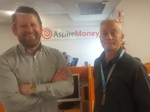 Paul Hall, Operations Director, Aspire Money, and Giovanni Venturella, Executive Head of Sales, SafriCloud.