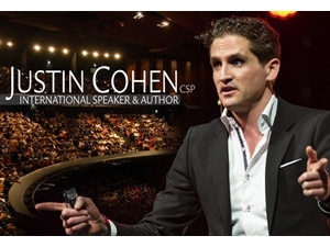 Justin Cohen, international speaker and author.