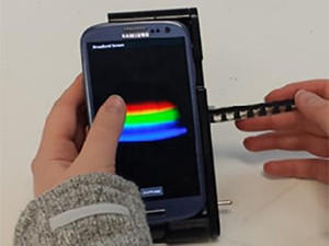 The TRI Analyzer attachment for smartphones.