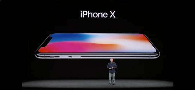 The iPhone X.