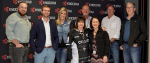 (from left to right):
Back row - Gareth Cox, Christopher Cox, Natalie Larkins, Wayne Holborn, Chris Cox and Werner Engelbrecht
Front row - Karen Hewitt-Mustard and Sharon Pech'e