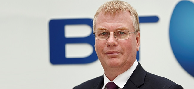 Keith Langridge, VP of network services at BT.