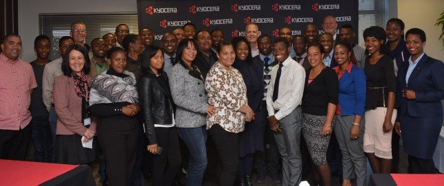2017 graduates of the Potter's House xerography training, supported by Kyocera Document Solutions South Africa.