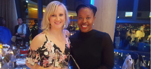 Paula Gilbert, ITWeb's telecoms editor, and Simnikiwe Mzekandaba, IT in government editor.