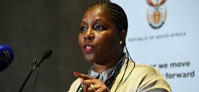 Communications minister Ayanda Dlodlo.