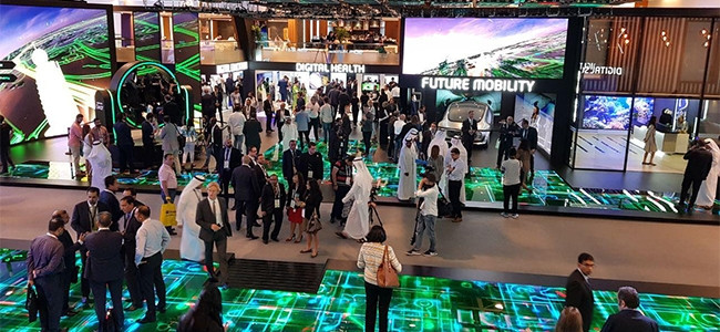 There were 4 473 exhibition stands at GITEX, all competing to put on the biggest show to attract the most visitors.