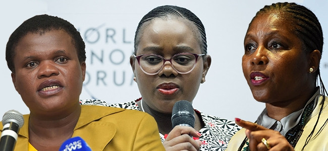 A conveyor belt of communications ministers: Faith Muthambi, Mmamoloko Kubayi and Ayanda Dlodlo.