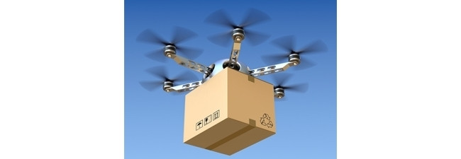 Drone deliveries are predicted to become common in the future.