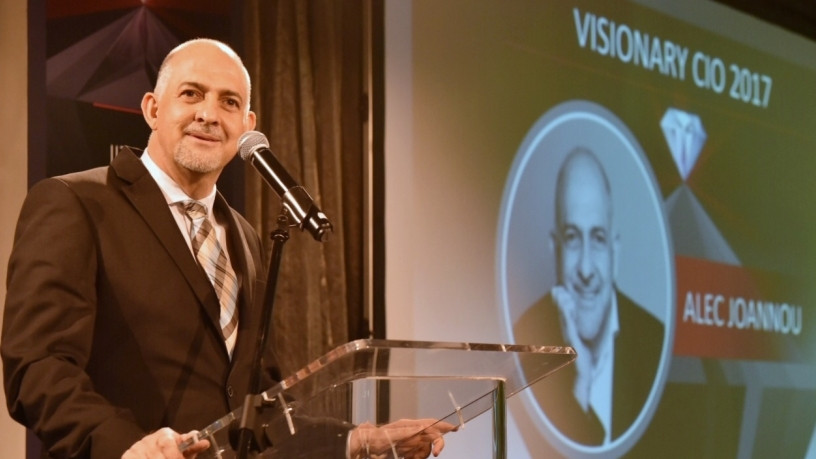 Alec Joannou, global CIO of Sasol, won the 2017 Visionary CIO of the Year Award. Photo: Steff Bosch