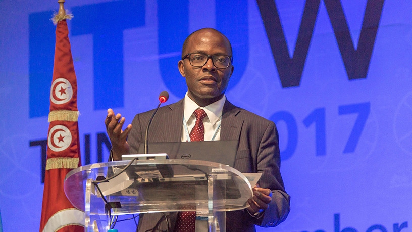 Cosmas Zavazava, department chief for projects and knowledge management, ITU's Telecommunication Development Bureau. [Photo source: ITU]