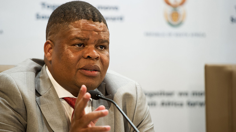 Energy minister David Mahlobo.