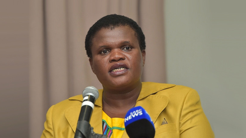 Former communications minister Faith Muthambi.