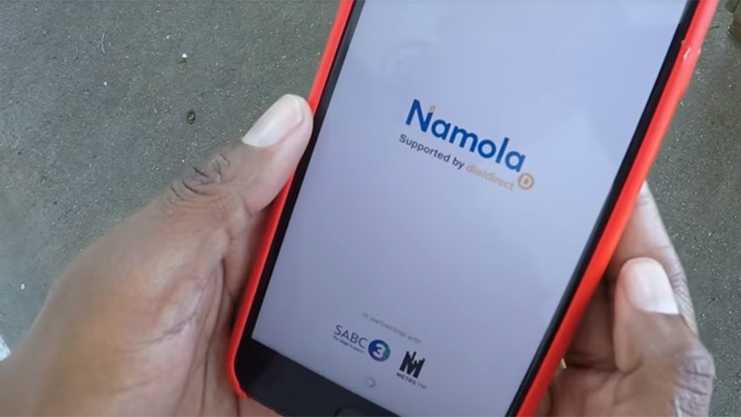 The Namola app.