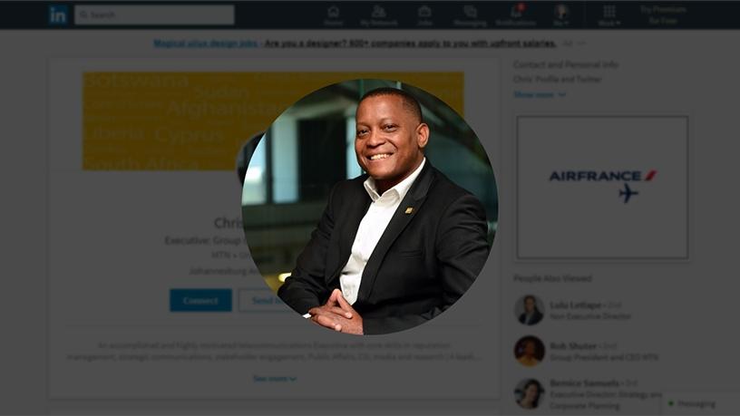 SABC COO Chris Maroleng. (Photograph from LinkedIn)