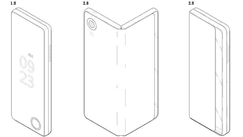 The patent filed by LG for a smartphone that folds out into a tablet.