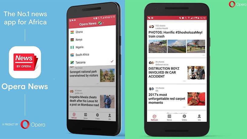 Popular Web browser Opera has launched Opera News in Africa.