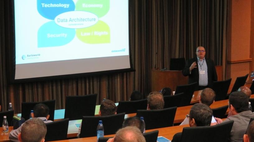 Rudie Raath, chief digital strategist at Datacentrix, takes delegates on a journey into the future of technology.