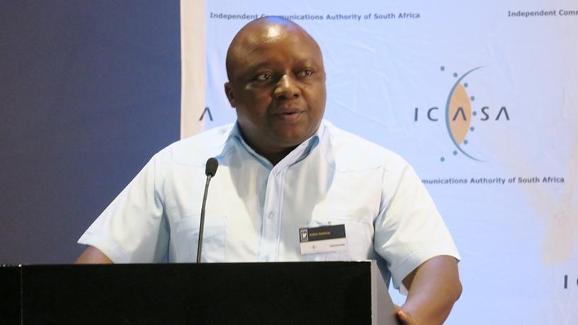 Rubben Mohlaloga was found guilty of fraud and money laundering in January. (Photo source: ICASA via Twitter)