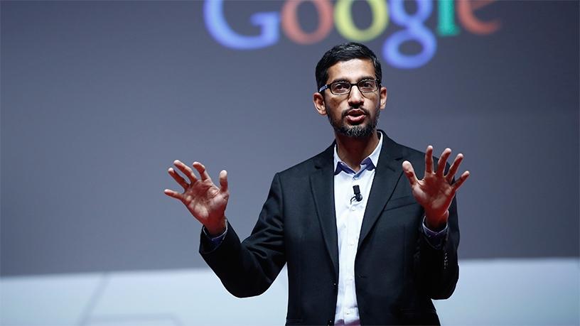 Google CEO Sundar Pichai.