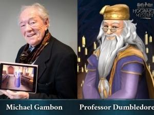 Michael Gambon as Professor Dumbledore, in Harry Potter: Hogwarts Mystery from Jam City (Photo: Business Wire)