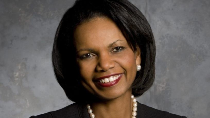 Former US secretary of state Dr Condoleezza Rice.