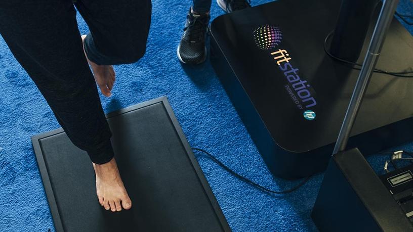 HP's FitStation scans feet for custom-created shoe insoles.