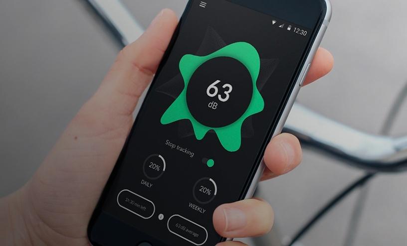 In-ear monitoring app from hearX and Listen Longer, the dbTrack.