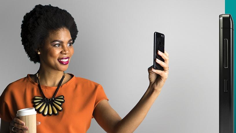 FNB app has a selfie option to open a bank account.