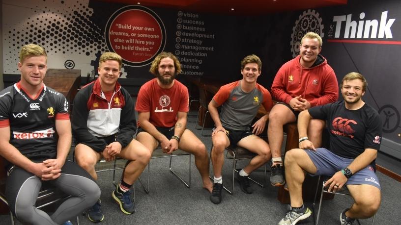 From left to right: Wayne van der Bank, Jeanluc Cilliers, Eddie Fouche, Bradley Thaine, HP van Schoor, Julian Redelinghuys.