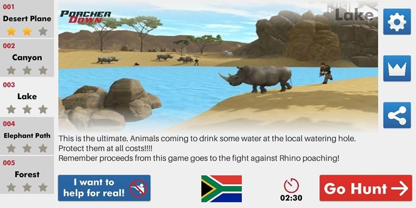 The Poacher Down app is designed to help curb the epidemic of poaching in Southern Africa.