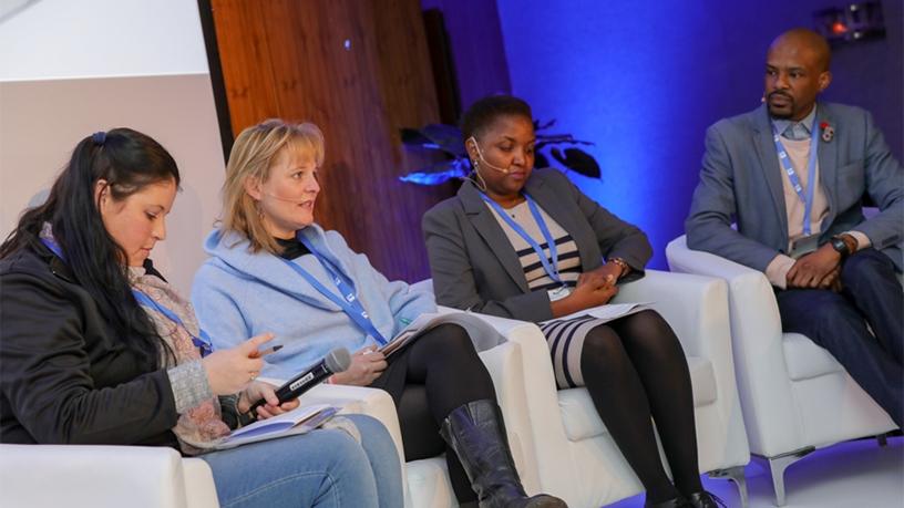 The South African Institute of International Affairs, the Graca Machel Trust, and The Other Foundation sat on a panel moderated by Sam Posselt to talk about how they use social media.