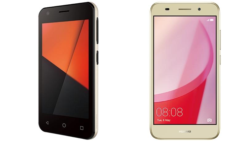 The 4G Huawei Y3 and 3G Smart Kicka 4.