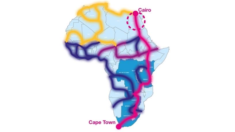 An illustration of how Liquid Telecom will roll out its Cape to Cairo fibre network.