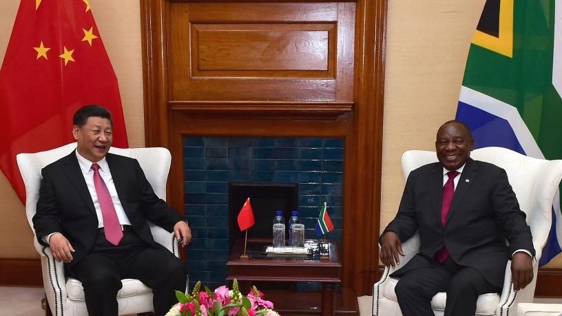 President Cyril Ramaphosa hosted president Xi Jinping of the People's Republic of China.