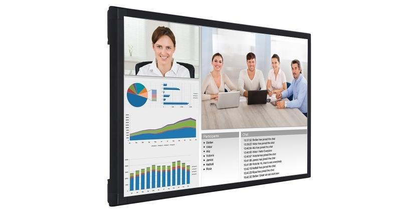 Finlux displays allow for content to be managed, edited and shared off and online.