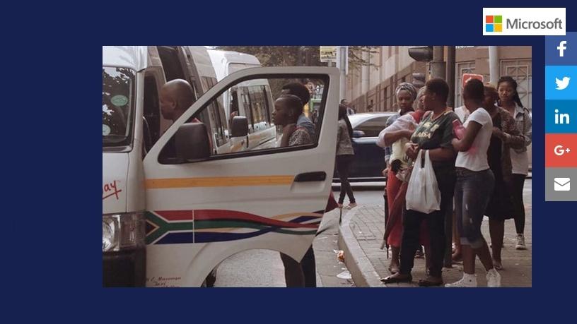 Microsoft Azure technology helps WhereIsMyTransport use big data to improve public transport for commuters across Africa.