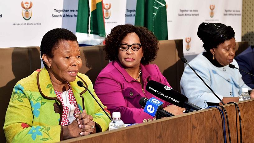 Ministers Susan Shabangu, Nomvula Mokonyane and Nkosazana Dlamini-Zuma are part of the Inter-Ministerial Committee.