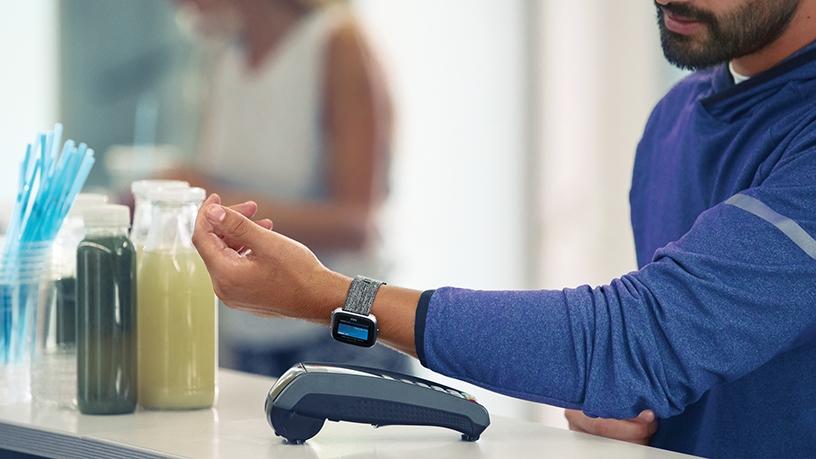 The new tap-and-go feature makes it easy for customers to make payments directly from their wearable devices.