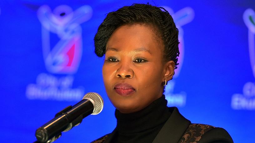 Stella Ndabeni-Abrahams, deputy minister in the Department of Telecommunications and Postal Services. (Photo source: GCIS)