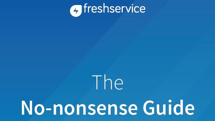 The no-nonsense guide to ITSM.