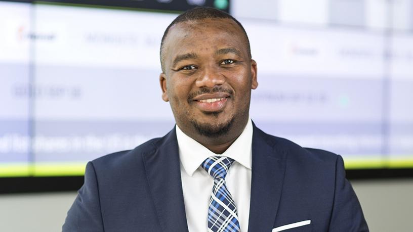 Njabulo Ndaba, head of IT for trading and regulation in the IT division at JSE.