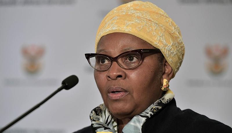 Defence and military veterans minister Nosiviwe Mapisa-Nqakula.