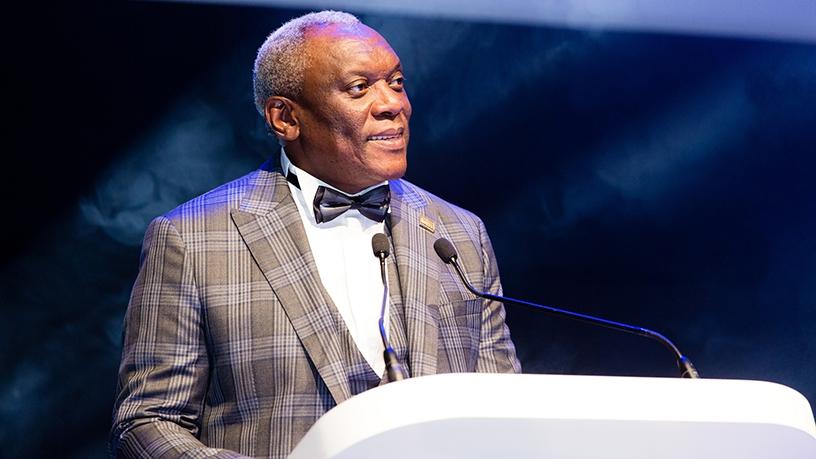 Minister of telecommunications and postal services Siyabonga Cwele. (Photo source: ITU)